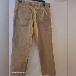 Carhartt Tan Rugged Flex Relaxed Fit Jeans